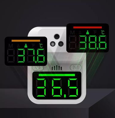 نمایشگر خواندن فوری پیشانی مادون قرمز دماسنج دیجیتالی LED غیر تماسی