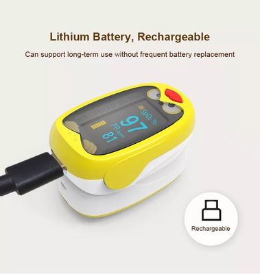 OLED قابل حمل کودک کودک پالس اکسی متر نوزاد قابل شارژ نوک انگشت پالس اکسی متر