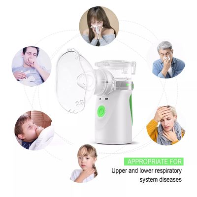 دستگاه نبولایزر قابل حمل التراسونیک قابل شرب استنشاق مش الکتریکی Ce AAA باتری X 2 270 گرم