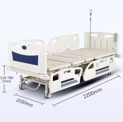 تختخواب پرستاری پنج کاره ICU با قابلیت تنظیم برقی تخت پزشکی ICU بیمار