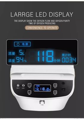 5 لیتری 93% اکسیژن ساز خانگی Respironics با زنگ هشدار خلوص رنگ سفید