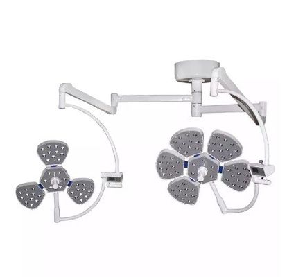 لامپ LED Surgical Flower Shape LED Operation Light Double Dome Shadowless Operating Light