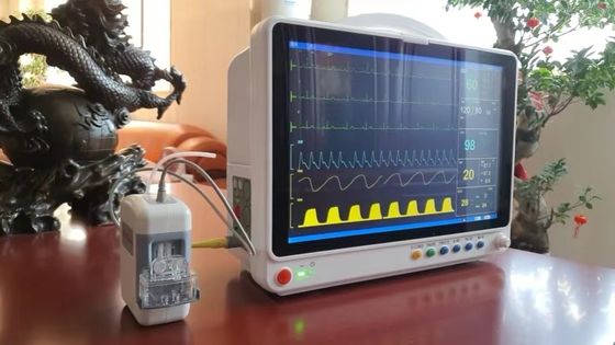 مانیتور علائم حیاتی بیمار 15 اینچ چند پارامتری ICU پزشکی کنار تخت Nibp SPO2 Ecg