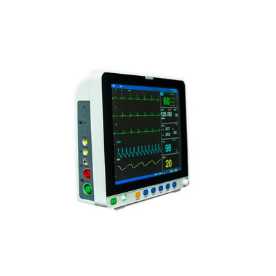 مانیتور علائم حیاتی بیمار 15 اینچ چند پارامتری ICU پزشکی کنار تخت Nibp SPO2 Ecg