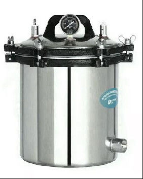 دستگاه استریلیزه کننده بخار تحت فشار قابل حمل الکتریکی یا LPG گرم شده آزمایشگاهی دندانپزشکی اتوکلاو